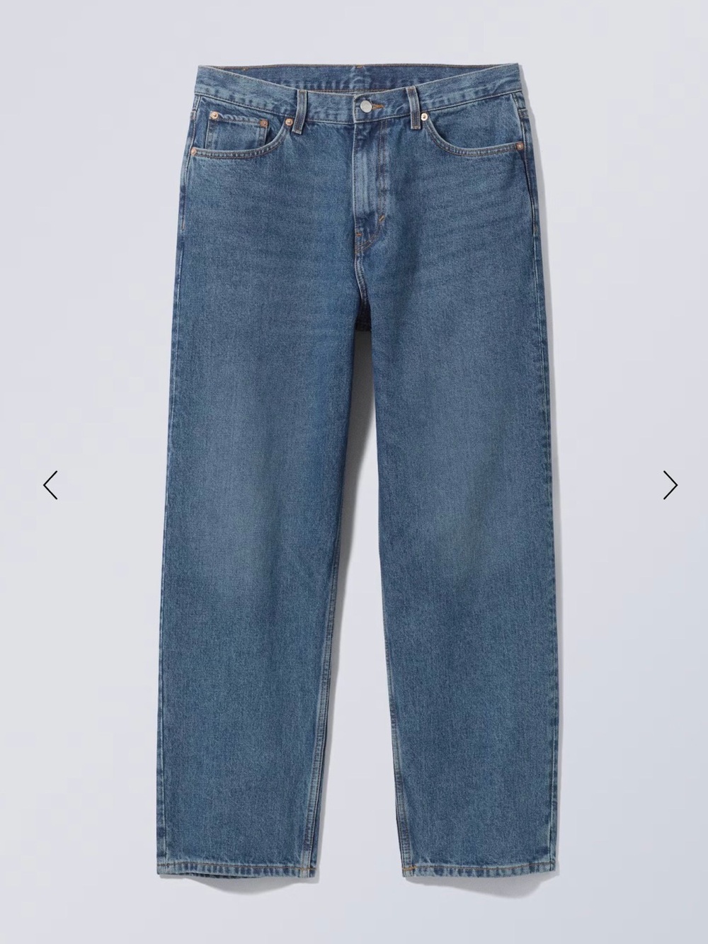 Weekday GALAXY MID RISE LOOSE STRAIGHT JEANS sz 32 x 32